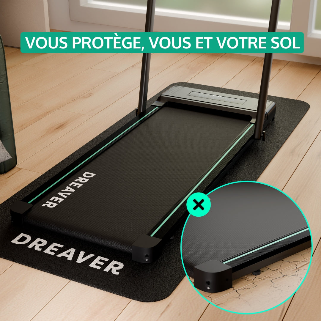 Dreaver - Tapis de protection antidérapant - Amortissement supplémentaire et protection du sol